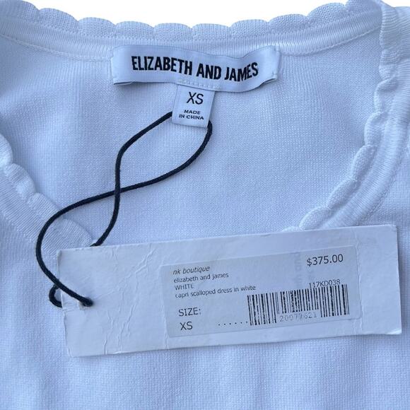 Elizabeth and James Capri Cutout Stretch Bodycon Dress in White - Size XS - Picture 5 of 13
